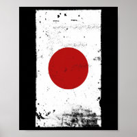 Japanischer Stolz Reise Urlaub Japan Flagge