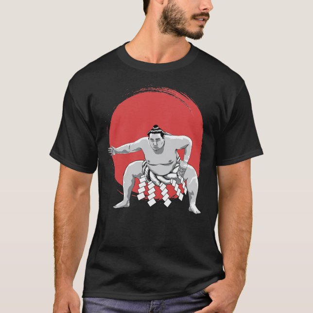 Japanischer Sumo-Ringer in Tokyo-Hemd etc Classic T-Shirt (Vorderseite)