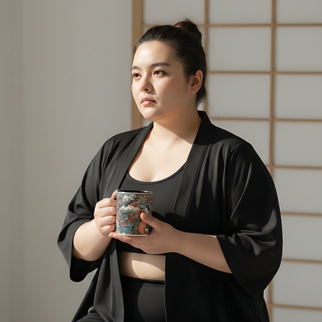 Japanischer Tattoo Art Two Dragons Tasse (Von Creator hochgeladen)