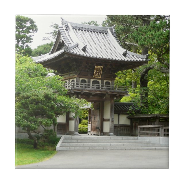 Japanischer Teegarten in San Francisco Fliese (Vorderseite)