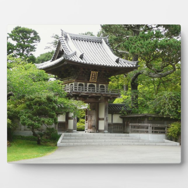 Japanischer Teegarten in San Francisco Fotoplatte (Vorderseite)