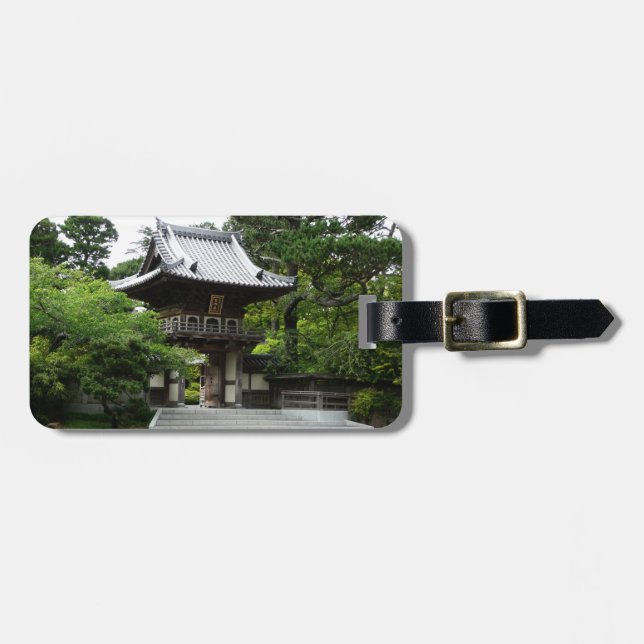 Japanischer Teegarten in San Francisco Gepäckanhänger (Vorderseite horizontal)
