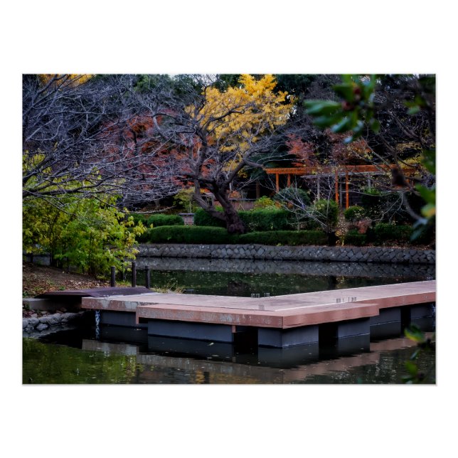 Japanischer Teich Poster (Vorderseite)