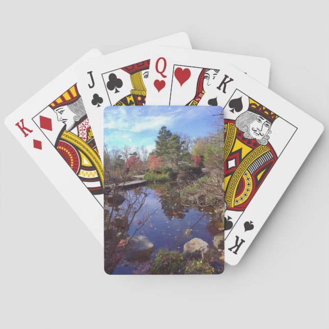 Japanischer Teich von E.A. Schneider Spielkarten (Rückseite)