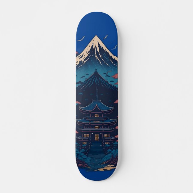 Japanischer Tempel Skateboard (Vorne)