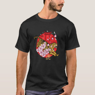 Japanischer Tiger Safari Wildtiere T-Shirt