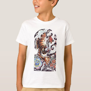 Japanischer Tiger Tattoo T-Shirt