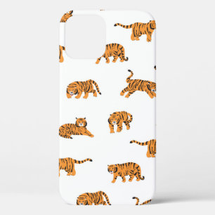Japanischer Tigertierdoodle nahtlose Vintage Hand Case-Mate iPhone Hülle