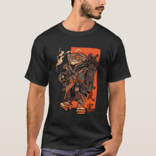 Japanischer Toad Ninja Samurai Katana Sword T-Shirt
