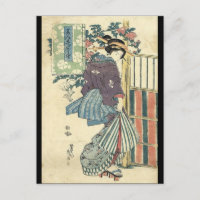 japanischer ukiyo-e garten traditioneller kimono g