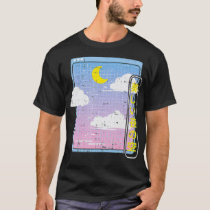 Japanischer Vaporwave Mond Cute Pastel Goth Soft G T-Shirt