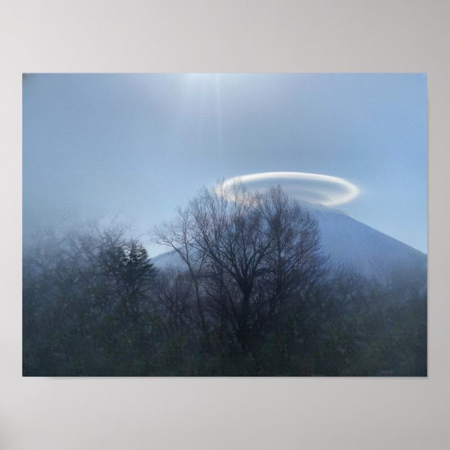 Japanischer Vulkan Poster (Vorne)