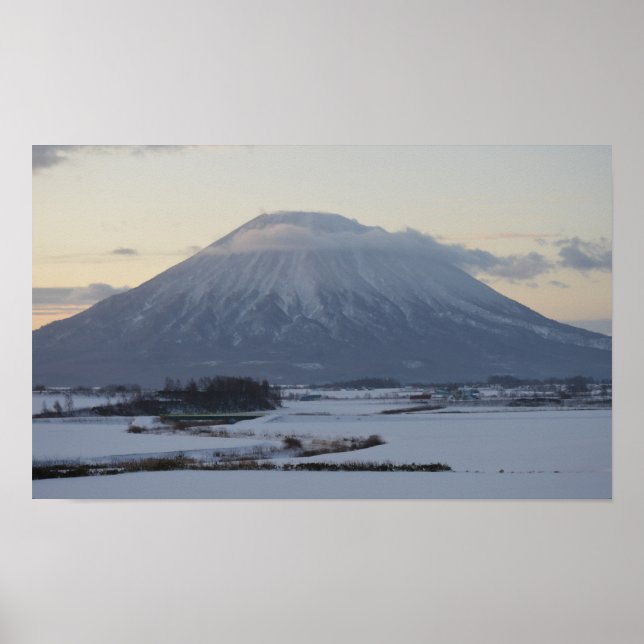 Japanischer Vulkan Poster (Vorne)