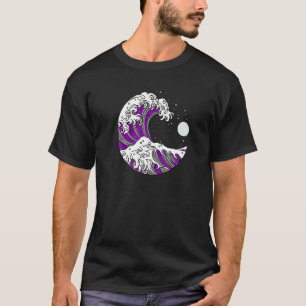 Japanischer Wave LGBTQ Ace Flag LGBT T-Shirt