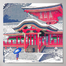 Japanischer Winter Poster