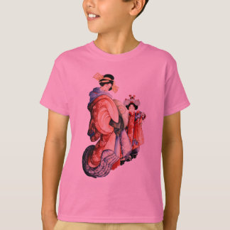 Japanischer woodblock Druck T-Shirt