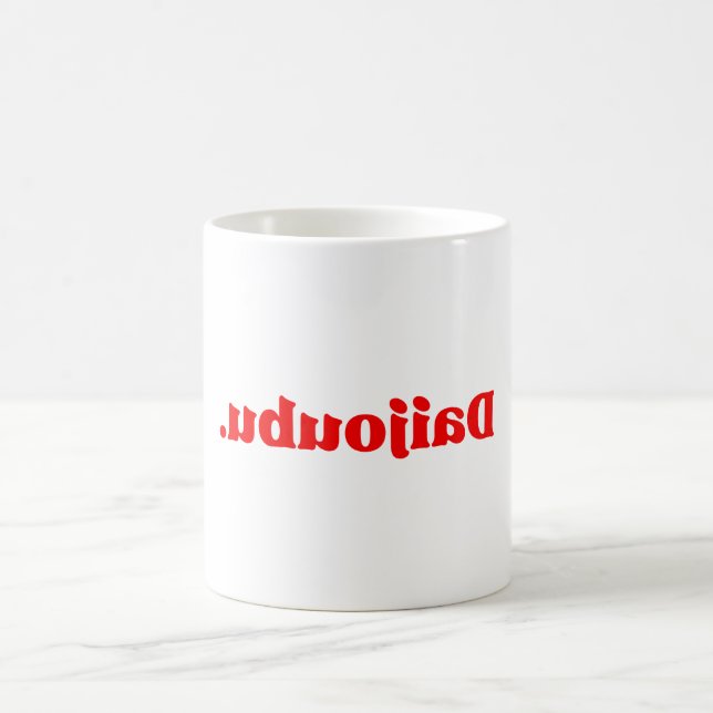 Japanischer Zitat-Becher Positive Affirmation Daij Kaffeetasse (Mittel)