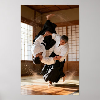 Japanisches Aikido Poster
