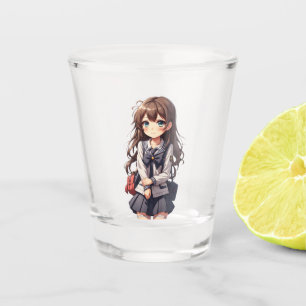 Japanisches Anime School Girl Schnapsglas