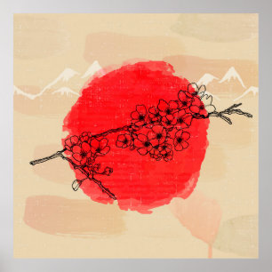japanisches Art Poster