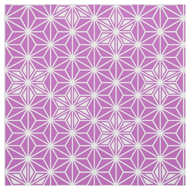 Japanisches Asanoha-Muster - orchid Stoff (Muster)