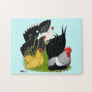 Japanisches Bantam Quartett Puzzle