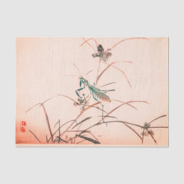 JAPANISCHES BETENDER MANTIS ROSA Seidenpapier