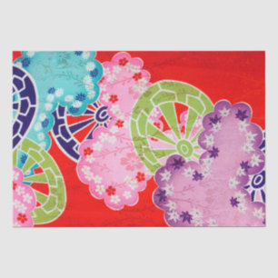Japanisches Blumendesign Seidenpapier