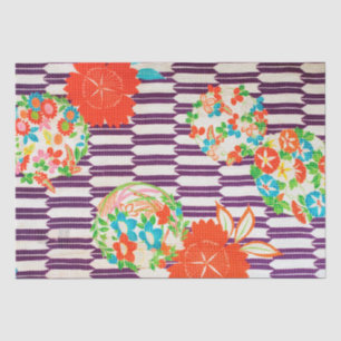 Japanisches Blumenmuster Seidenpapier