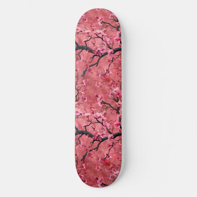 Japanisches Cherry Blossom Skateboard (Vorderseite)