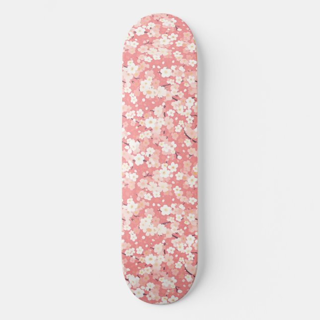 Japanisches Cherry Blossom Skateboard (Vorderseite)