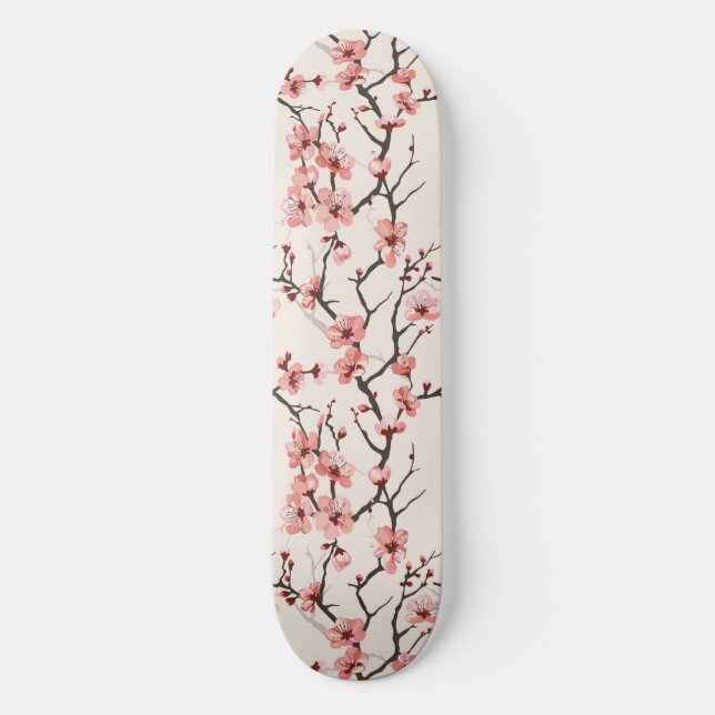 Japanisches Cherry Blossom Skateboard (Vorderseite)