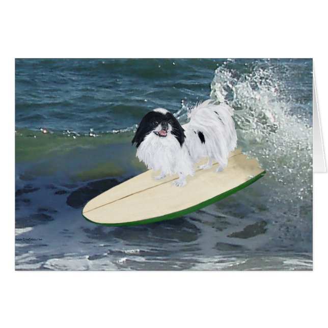 Japanisches Chin Surfing (Vorderseite (Horizontal))