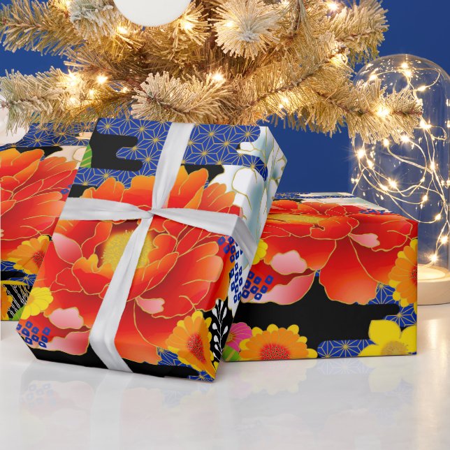 Japanisches Chiyogamapier Geschenkpapier (Feiertage)