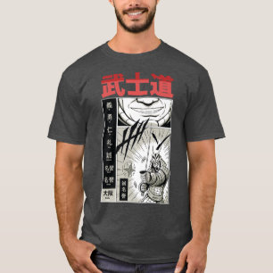 Japanisches Comic Ästhetik Anime Samurai Manga Sam T-Shirt