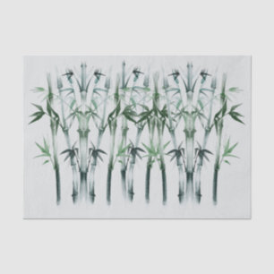 Japanisches Dekoupage Green Bamboo Muster Seidenpapier