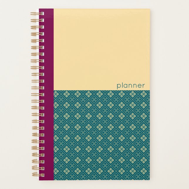 Japanisches Diamant-Muster Planer (Vorderseite)