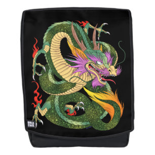 Japanisches Drache Buch von 100 Drachen NIVEAU 2 Rucksack