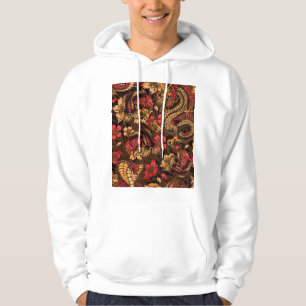 Japanisches Drachenkoi-Muster. Hoodie
