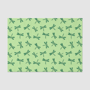 Japanisches Drachenmuster, Light Jade Green Seidenpapier
