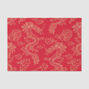 Japanisches Dragon Tissue Paper   Exotisches Craft Seidenpapier