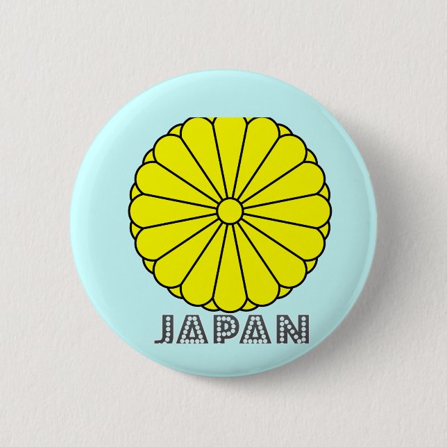 Japanisches Emblem Button (Vorderseite)
