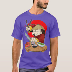 Japanisches Essen I Maki Lover I Samurai Sushi Hed T-Shirt