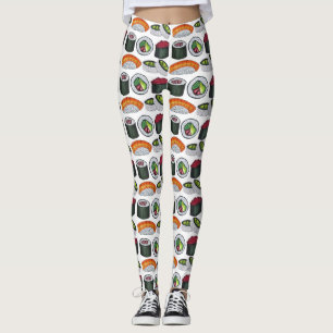 Japanisches Essen Japan Sushi Nigiri Roll Feinschm Leggings