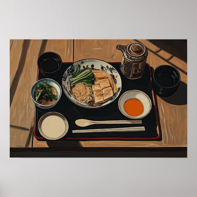 Japanisches Essen Poster (Vorne)