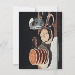 Japanisches Essen Postkarte