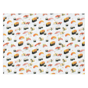 Japanisches Essen:Sushi-Muster Tischdecke