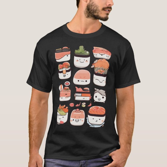 Japanisches Essen T-Shirt (Vorderseite)