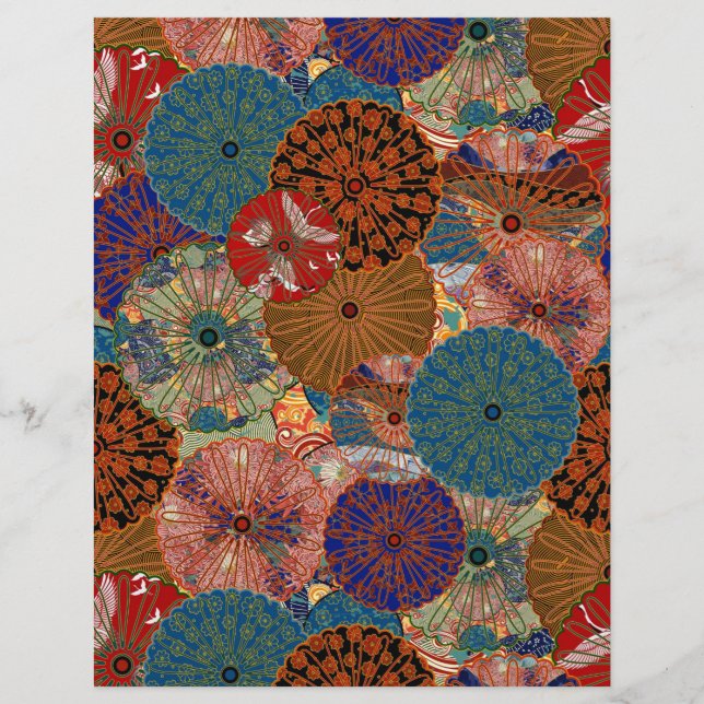 Japanisches Fabric Quilt Arts Craft Scrapbook Pape (Vorderseite)
