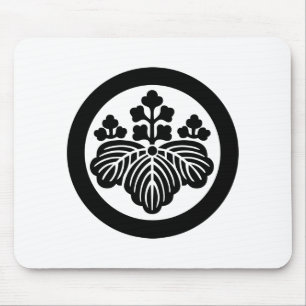 Japanisches Familienwappen KAMON Symbol Mousepad